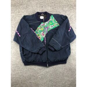 Vintage zip up Sweater Dark Blue  large